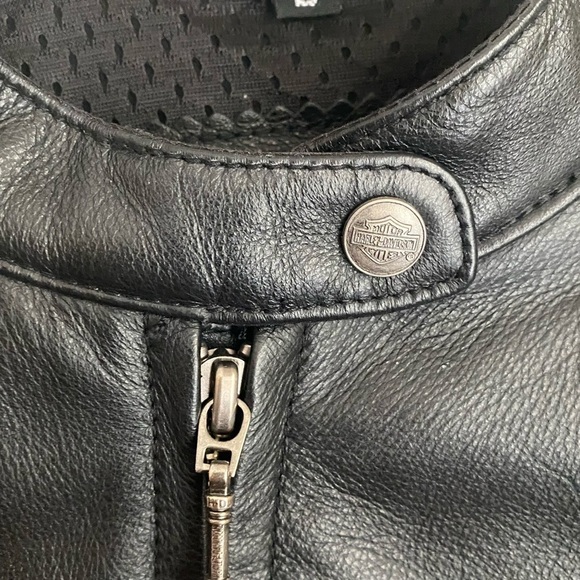 Autentic Harley Davidson Miss Enthusiast Leather Jacket Small NWOT - Picture 10 of 15